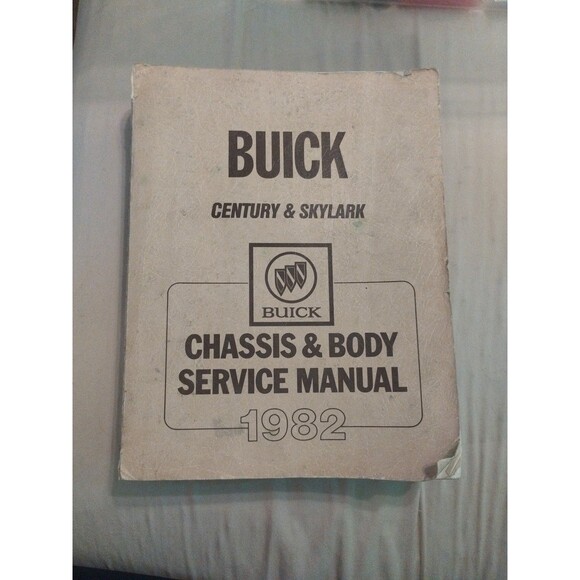 1982 Buick Century & Skylark Chassis & Body Service Manual - Picture 1 of 8